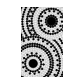 Circle Crystal Bling Diamond Rhinestone Jewellery stickers for mobile phone cases covers - Black White