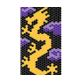 Dragon Crystal Bling Diamond Rhinestone Jewellery stickers for mobile phone cases covers - Yellow