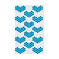 Heart shaped Crystal Bling Diamond Rhinestone Jewellery stickers for mobile phone cases covers - Blue