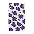 Leopard Crystal Bling Diamond Rhinestone Jewellery stickers for mobile phone cases covers - White