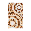 Round Crystal Bling Diamond Rhinestone Jewellery stickers for mobile phone cases covers - White Coffee