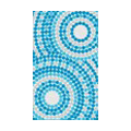 Round Crystal Bling Diamond Rhinestone Jewellery stickers for mobile phone cases covers - White Green