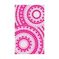 Round Crystal Bling Diamond Rhinestone Jewellery stickers for mobile phone cases covers - White Pink