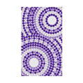 Round Crystal Bling Diamond Rhinestone Jewellery stickers for mobile phone cases covers - White Purple