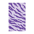 Zebra Crystal Bling Diamond Rhinestone Jewellery stickers for cell phone cases covers - Purple
