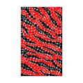 Zebra Crystal Bling Diamond Rhinestone Jewellery stickers for mobile phone cases covers - Red
