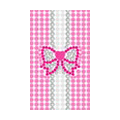 Bowknot Crystal Bling Diamond Rhinestone Jewellery stickers for mobile phone cases covers - Pink White