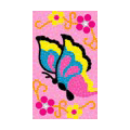 Butterfly Crystal Bling Diamond Rhinestone Jewellery stickers for mobile phone cases covers - Yellow Green