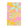 Flower Crystal Bling Diamond Rhinestone Jewellery stickers for mobile phone cases covers - Yellow