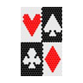 Poker Crystal Bling Diamond Rhinestone Jewellery stickers for mobile phone cases covers - Card