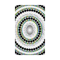 Round Crystal Bling Diamond Rhinestone Jewellery stickers for mobile phone cases covers - Black White