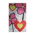 Heart Love Crystal Bling Diamond Rhinestone Jewellery stickers for mobile phone cases covers - Rose