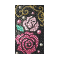 Flower Crystal Bling Diamond Rhinestone Jewellery stickers for mobile phone cases covers - Color