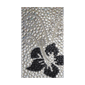Flower Crystal Bling Diamond Rhinestone Jewellery stickers for mobile phone cases covers - White