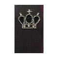 Crown Crystal Bling Diamond Rhinestone Jewellery stickers for mobile phone cases covers - Gray