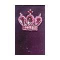 Crown Crystal Bling Diamond Rhinestone Jewellery stickers for mobile phone cases covers - Purple