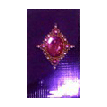 Gemstone Crystal Bling Diamond Rhinestone Jewellery stickers for mobile phone cases covers - Purple