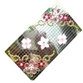 Flower 3 Crystal Bling Diamond Rhinestone Jewellery stickers for mobile phone cases covers - Pink