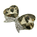Bling Bowknot Alloy Crystal Rhinestone DIY Phone Case Cover Deco Kit - Champagne