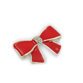 Bling Bowknot Alloy Crystal Rhinestone DIY Phone Case Cover Deco Kit - Red