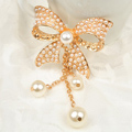 Bling Bowknot Alloy Rhinestone Crystal DIY Phone Case Cover Deco Den Kit - Gold