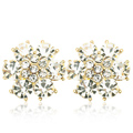Bling Flower Alloy Crystal Rhinestone DIY Phone Case Cover Deco Kit 23mm - White