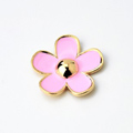 Bling Flower Alloy Metal Rhinestone DIY Phone Case Cover Deco Kit - Pink 02