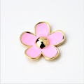 Bling Flower Alloy Metal Rhinestone DIY Phone Case Cover Deco Kit - Pink 04