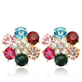 Bling Flower Alloy Rhinestone Crystal DIY Phone Case Cover Deco Kit 23mm - Color