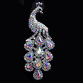 Luxury Bling Peacock Alloy Crystal Flatback DIY Phone Case Cover Deco Kit - Color