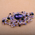 Bling Angel Eyes Alloy Crystal Rhinestone DIY Phone Case Cover Deco Den Kit - Purple