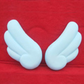 DIY Deco 3D doll Blue Wings Plastic Resin Cell Phone Crystal Case Cover