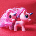 DIY Deco 3D doll Pink Horse pony Plastic Resin Cell Phone Crystal Case Cover