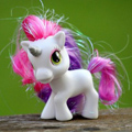 DIY Deco 3D doll White Horse pony Plastic Resin Cell Phone Crystal Case Cover