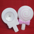 DIY Deco 3D doll White Lollipop Plastic Resin Cell Phone Crystal Case Cover