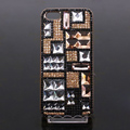 Cup chain Bling Crystal Case Rhinestone Cover shell for iPhone 5 - Gold