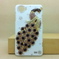 Peacock Bling Crystal Case Rhinestone Cover shell for OPPO finder X907 - Purple